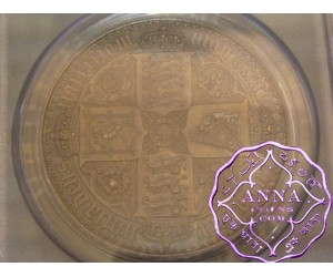 Great Britain 1847 Victoria Gothic Undecimo Crown NGC PR63