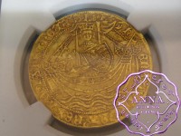 Great Britain 1422-30 1st Reign Henry VI Gold Noble NGC AU55