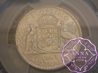Australia 1963 Florin PCGS MS63+