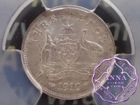 Australia 1910 Threepence PCGS MS65 Australia 1910 Threepence PCGS MS65