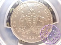 Australia 1936 Florin PCGS MS62