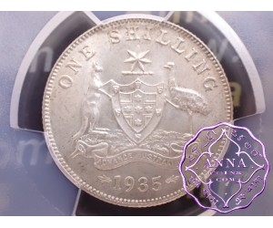 Australia 1935 Shilling PCGS UNC Detail