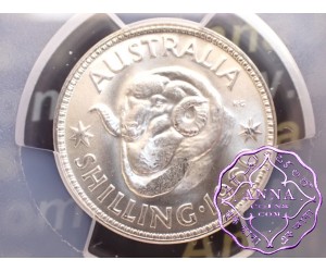 Australia 1960 Shilling PCGS MS63