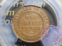 Australia 1938 Halfpenny PCGS MS64RB Australia 1938 Halfpenny PCGS MS64RB