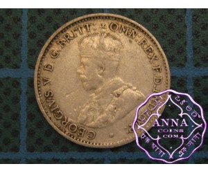 Australia George V 92.5 Silver Threepence Average Circulated Condition