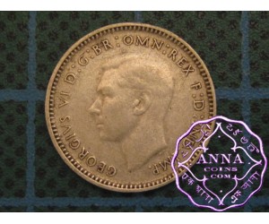Australia George VI 92.5 Silver Threepence Average Circulated Condition