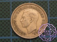 Australia George VI 92.5 Silver Sixpence Average Circulated Condition