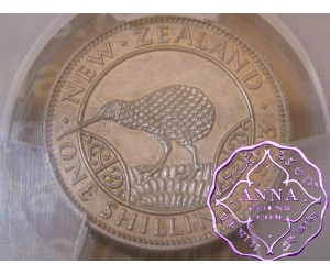 New Zealand 1933 Pattern Shilling PCGS SP65