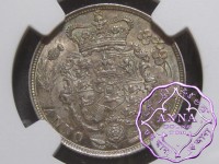 Great Britain 1821 George IV Shilling NGC MS62