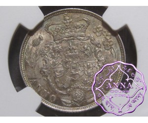 Great Britain 1821 George IV Shilling NGC MS62
