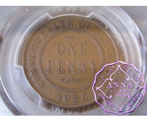 Australia 1925 Penny PCGS VF35