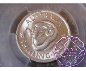 Australia 1961 Shilling PCGS MS63