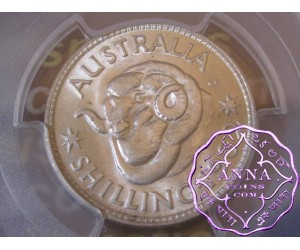 Australia 1962 Shilling PCGS MS63