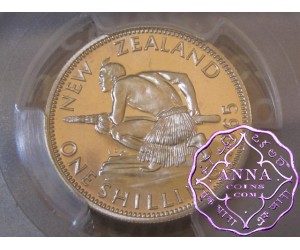 NZ 1965 Proofflike Shilling PCGS PL67