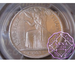 France 1933 Essai 5 Francs PCGS SP64