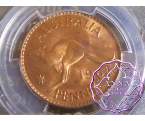 Australia 1964 M Penny PCGS MS65RD
