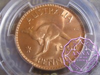 Australia 1964 M Penny PCGS MS65RD