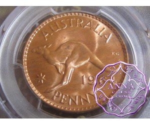 Australia 1964 M Penny PCGS MS65RD