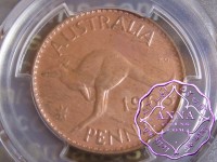 Australia 1963 Y Dot Penny PCGS MS64RB