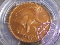 Australia 1964 M Penny PCGS MS64RD
