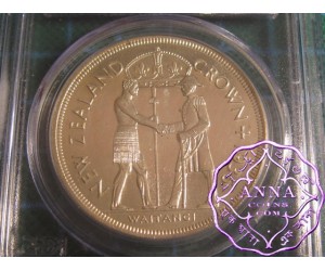 New Zealand 1935 Proof  Waitangi Crown PCGS PR63