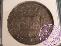 Spain 1728 SP Philip V 8 Reales NGC MS62