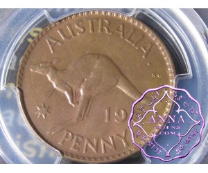 Australia 1952 A Penny PCGS MS63BN