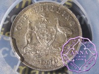 Australia 1910 Shilling PCGS MS64