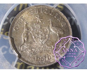 Australia 1910 Shilling PCGS MS64