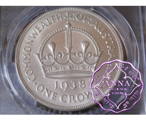 Australia 1938 Crown PCGS MS62