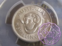 Australia 1953 Shilling PCGS MS64