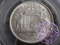 Australia 1947 Florin PCGS MS64