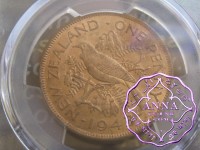 NZ 1943 Penny PCGS MS64RB