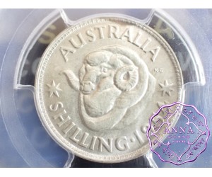 Australia 1954 Shilling PCGS MS64