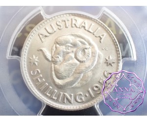 Australia 1956 Shilling PCGS MS65