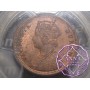 British India 1862 M 1/4 Anna PCGS MS63RB
