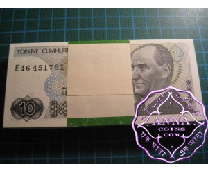 Turkey 1970(1982) 10 Lira UNC
