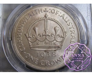 Australia 1938 Crown PCGS MS62
