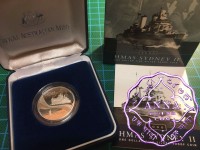 Australia 2000 $1 silver proof Coin w/box & COA