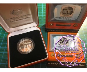 Australia 2006 $1 silver proof Coin w/box & COA