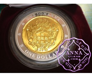 Australia 2007 Johanna Selectively Gold Plated Silver Proof Coin With COA