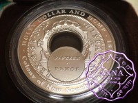 Australia 2003 Holey Dollar and Dump Silver Proof Coin With COA