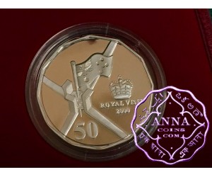 Australia 2000 Royal Visit 50 cents Silver Proof Coin With COA