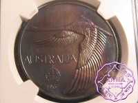 Australia 1967 Goose Dollar NGC MS63