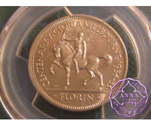 Australia 1934-35  Centenary Proof Florin  PCGS PR64+