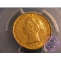 Australia 1858 Victoria gold 1/2 Sovereign Sydney Mint PCGS AU55
