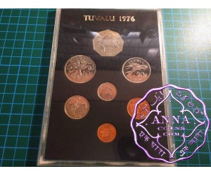 Tuvalu 1976 Proof Set 7 Coins