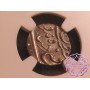 India 1888-1903 Hyderabad 1/4 & 1/8 Rupees Pair NGC MS63