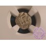 India 1888-1903 Hyderabad 1/4 & 1/8 Rupees Pair NGC MS64