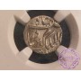India 1888-1903 Hyderabad 1/4 & 1/8 Rupees Pair NGC MS64